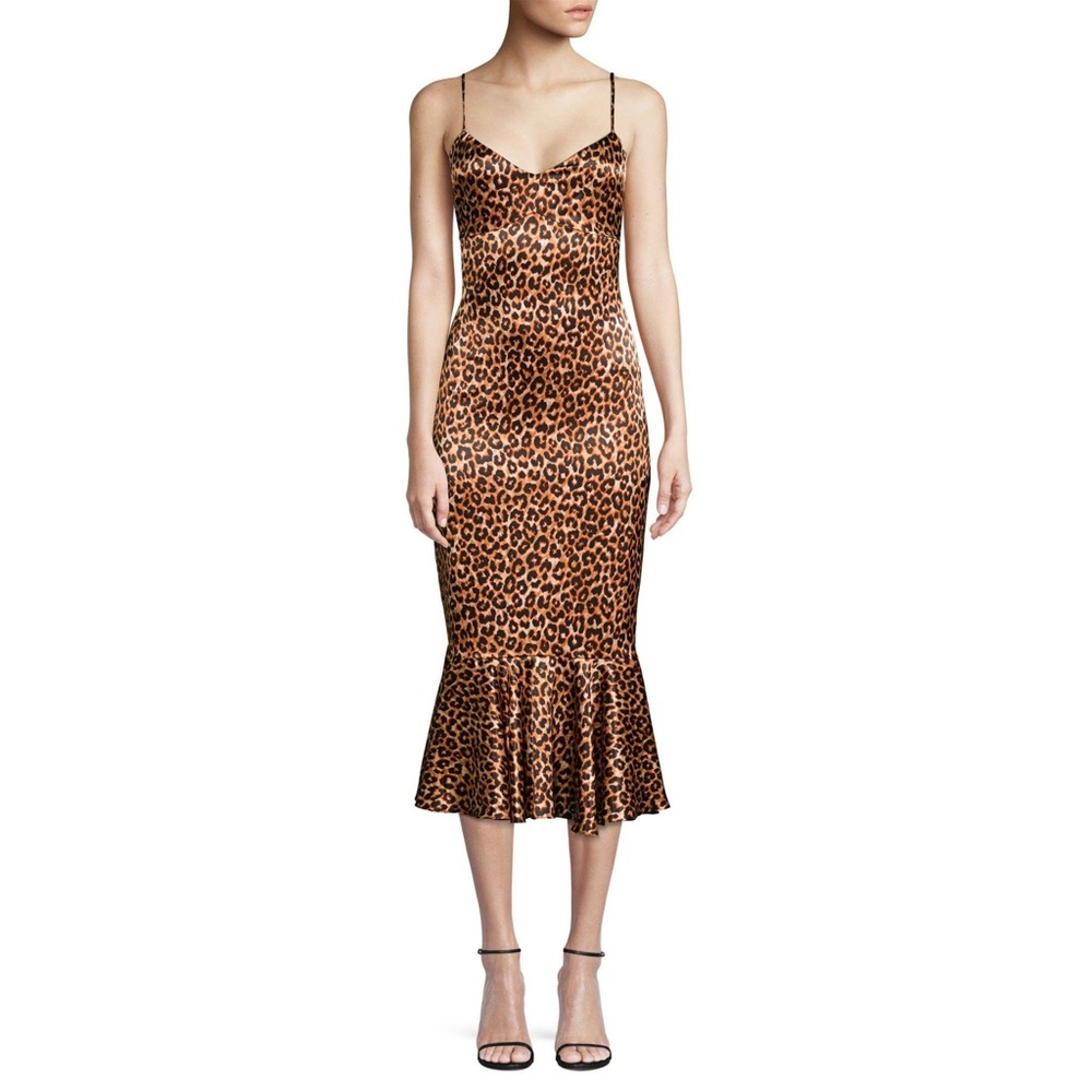 Likely Women's Brown Veosa Leopard Print Dress